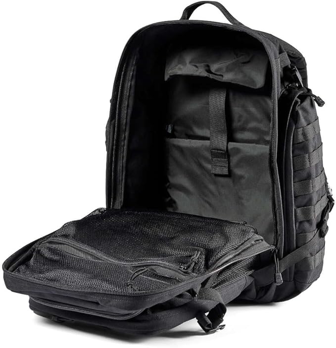 5.11 Tactical Backpack, RUSH 72 2.0 Military Survival Molle Back Pack with Laptop Compartment, Large, 55L, Style 56565ABR