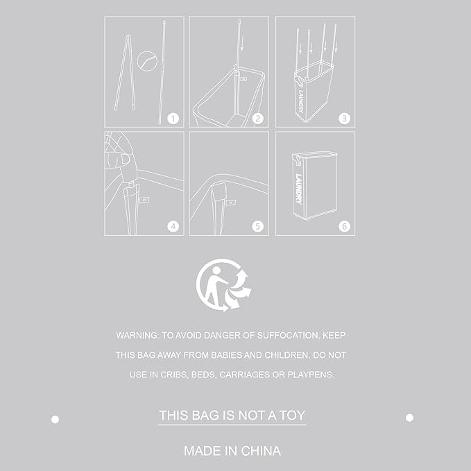 DOKEHOM 29-Inches Enlarged Slim Laundry Basket with Removable Wash Bag on Wheels, Collapsible Rolling Laundry Hamper, Foldable Narrow Corner Clothes Storage Bins (Beige)