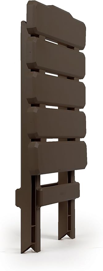 Camco Small Quick-Folding Adirondack Table, Plastic, Mocha