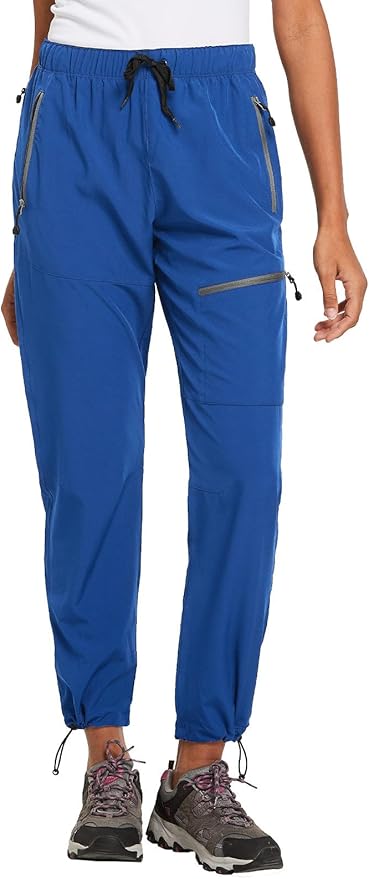 baleaf Women's Hiking Pants Quick Dry Lightweight Water Resistant Elastic Waist Cargo Pants for All Seasons