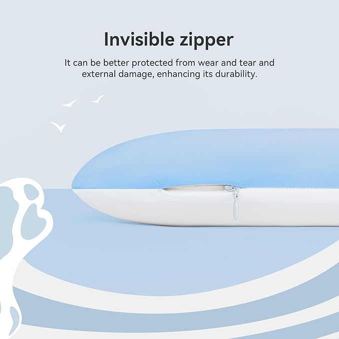 AM AEROMAX 2.75 Inches Standard Size Hyper Slim Memory Foam Pillow for Stomach and Back Sleepers - Thin, Flat Design for Cervical Neck Alignment and Deeper Sleep.