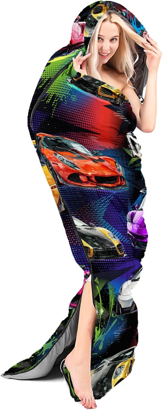 Sleeping Bags for Adults and Kids Camping Sleeping Bags for Girls and Boys Lightweight Waterproof Cold/Warm Sleeping Bag for 3 Season