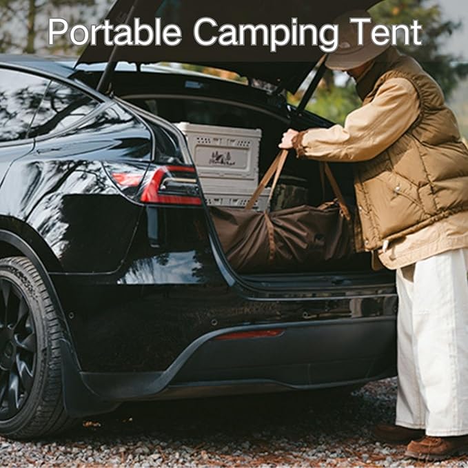 Naturehike Quarter/Hexagonal Camping Tent Canopy Sun Shade,Outdoor Tent for Camping,Fishing,Picnics, Canopy Available with Ground Cloth,Door Curtains (Tent Canopy, Large)