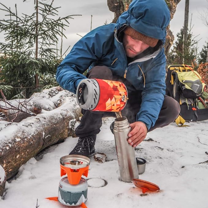 Fire-Maple Fixed Star X2 Backpacking and Camping Stove System Outdoor Propane Camp Cooking Gear Portable Pot Jet Burner Set Ideal for Hiking, Trekking, Fishing, Hunting Trips and Emergency Use