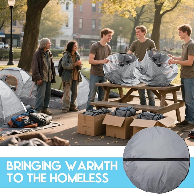 15/10/5 Pack Camping Tents for Homeless Bulk 2 Person Pop up Homeless Backpacking Supplies Adult Waterproof Instant Easy Setup Tent for Hiking Outdoor Travel Camping Donation