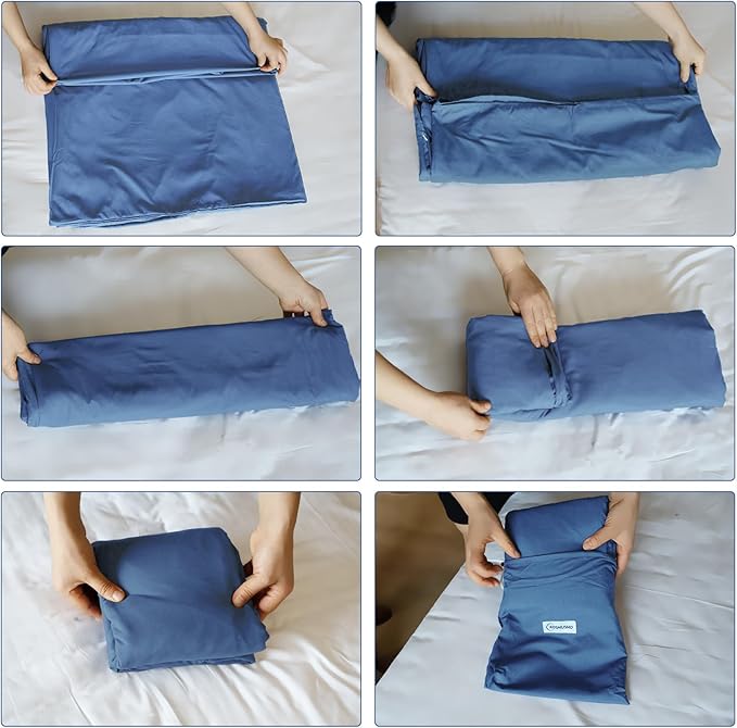 Sleeping Bag Liner, Ultralight Travel Sheet with Zipper and Compact Carry Bag, Portable Sleeping Camping Sheet, Soft Sleeping Bag Sack for Hotel, Hiking, Tenting, Camping
