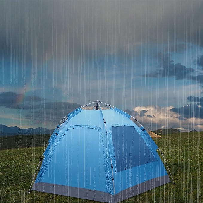 Large Camping Instant Tents,Automatic Waterproof Family Camping Tent,Easy Setup Camping Tents,Lightweight Backpacking Tent,for Outdoor Beach Hunting Hiking Travel