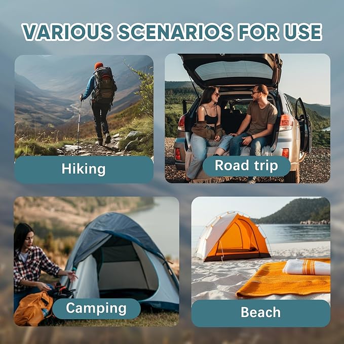Ultralight Foam Sleeping Pad, Waterproof Closed Cell Foam Pad for Superior Insulation, Folding Sleeping Mat for Compact Storage, Foldable and Portable for Hiking and Camping