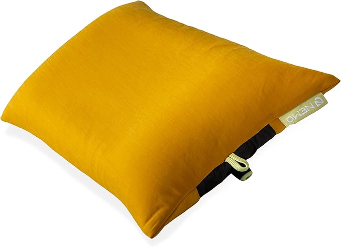 NEMO Equipment Fillo Elite Ultralight Backpacking & Camping Pillow - One Size - Mango/Citron
