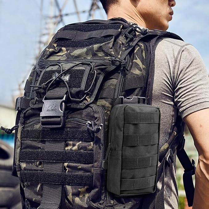 Gogoku 4-Pack Molle Pouch Tactical Molle Pouches Compact Utility EDC Waist Bag Pack