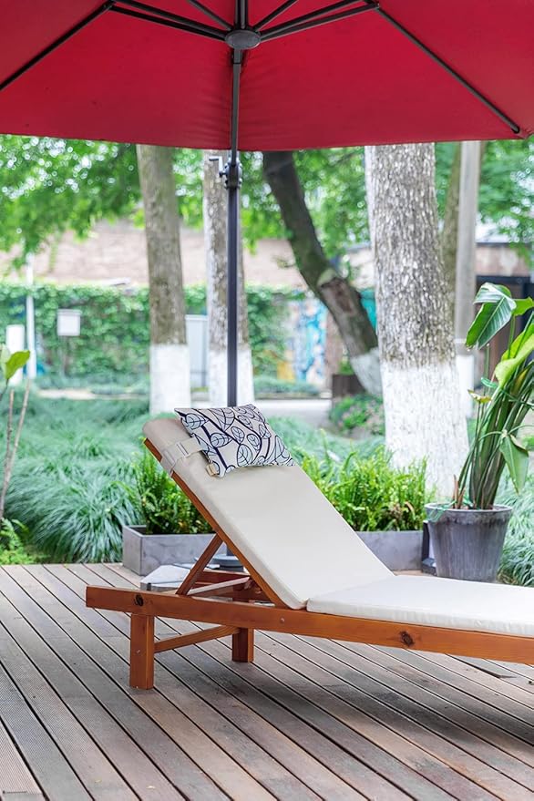 Patio Lounge Head Support Pillow & Cushion,Small Waterproof Throw Pillow with Insert & Adjustable Elastic Stripe for Outdoor Furniture Recliner Chair, Sofa Lumbar,Neck Attachment,2Pack