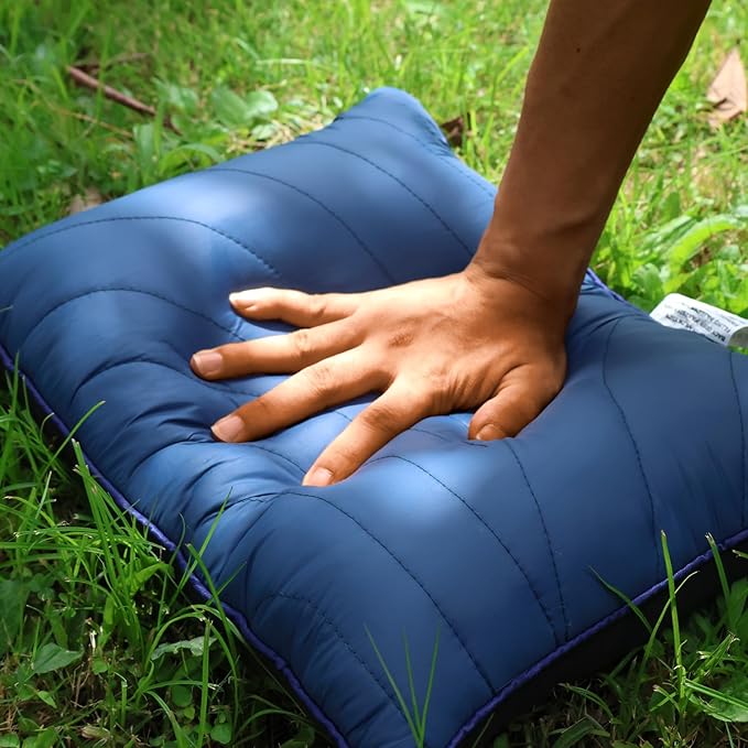 Camping Pillow,Supportive Compressible Travel Pillow Large Size Lightweight Camp Pillow with Storage Bag for Camping,Hiking,Backpacking,Airplane