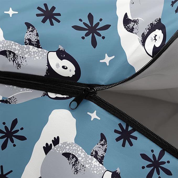 Kids Sleeping Bag for Boys and Girls,Monster Alien Print-Lightweight Warm Portable Outdoor Indoor-Waterproof Cold Weather Resistant Sleeping Bag for Camping Hiking