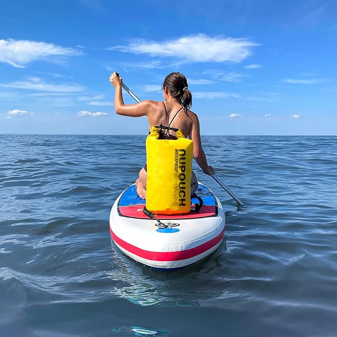 Nupouch Waterproof Dry Bag: 2L/5L/10L/20L Roll Top Lightweight Dry Storage Bag, Backpack for Travel, Swimming, Boating, Kayaking, Camping, or Beach