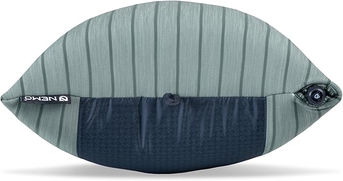 NEMO Equipment Fillo King Luxury Camping Pillow - Silt Stripe - One Size