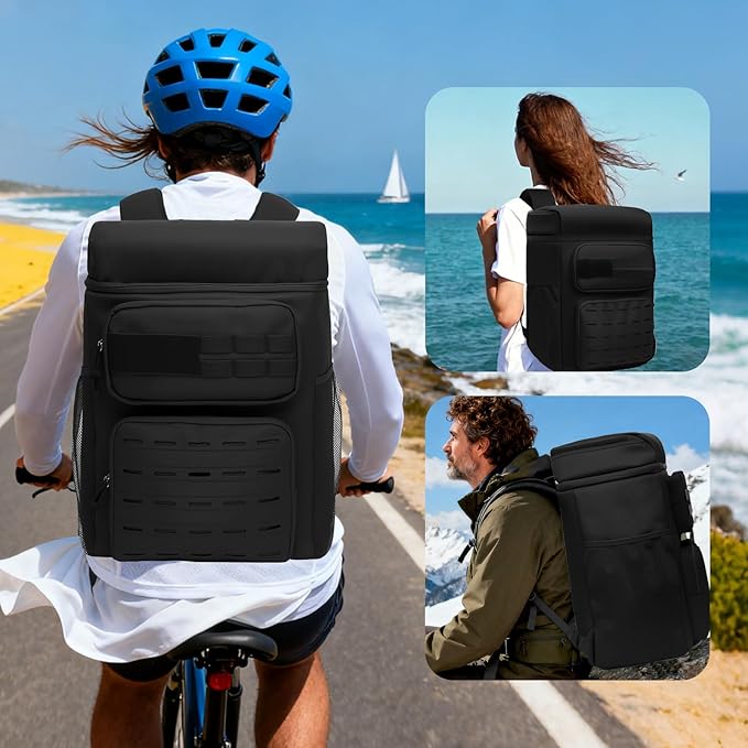 Backpack Cooler Insulated Leak Proof for Men Women 36 Cans Soft Cooler Backpack Insulated Waterproof Large Capacity Coolers Bag Portable for Lunch Camping Travel Picnic Hiking
