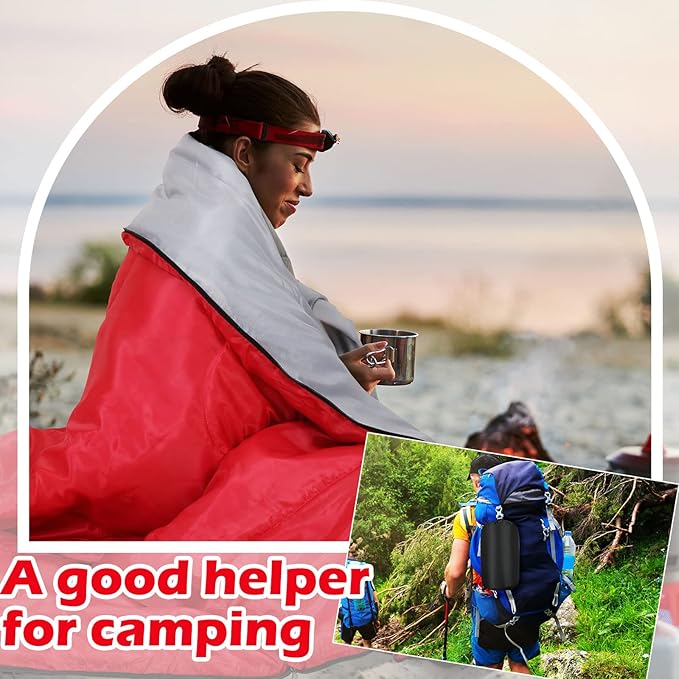 Mixweer 20 Pack Camping Sleeping Bulk 4 Season Cold Weather Sleeping Bag Waterproof Lightweight Compact Sleeping Bag for Backpacking Camping Hiking Travel Outdoor
