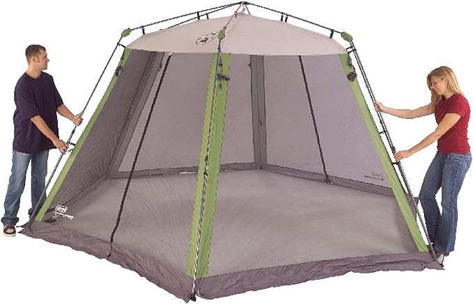 Coleman Skylodge Screened Canopy Tent with Instant Setup 10x10/15x13ft Portable Screen Shelter with 1-Minute Setup for Bug-Free Lounging Great for Picnic Yard Beach Park Camping & More