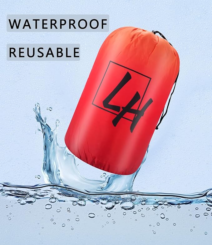 Outdoor Puffy Camping Blanket, Lightweight Down Alternative Puffy Waterproof Stadium Blanket with Portable Bag, Lightweight Camping Blanket for 2 People, Cold Weather, Sports, Travel, Car, 79*54 inch