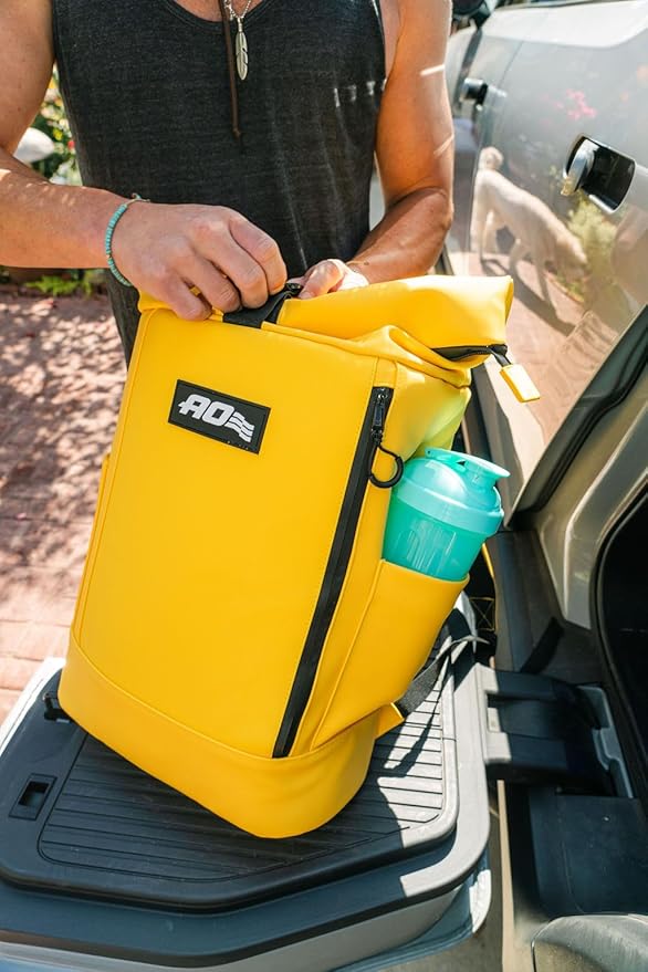 AO Coolers Nomad Backpack Cooler, Water Resistant, Roll-Top and Insulated