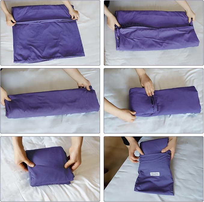 Sleeping Bag Liner, Ultralight Travel Sheet with Zipper and Compact Carry Bag, Portable Sleeping Camping Sheet, Soft Sleeping Bag Sack for Hotel, Hiking, Tenting, Camping