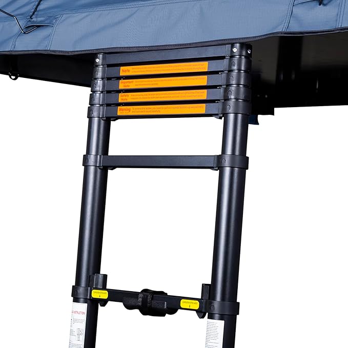 Pittman - 2 Person Rooftop Tent - RTT Roof Top Tent for Truck Camping or Overlanding - Softshell Side Open Design with Telescopic Ladder for Easy Access - Waterproof