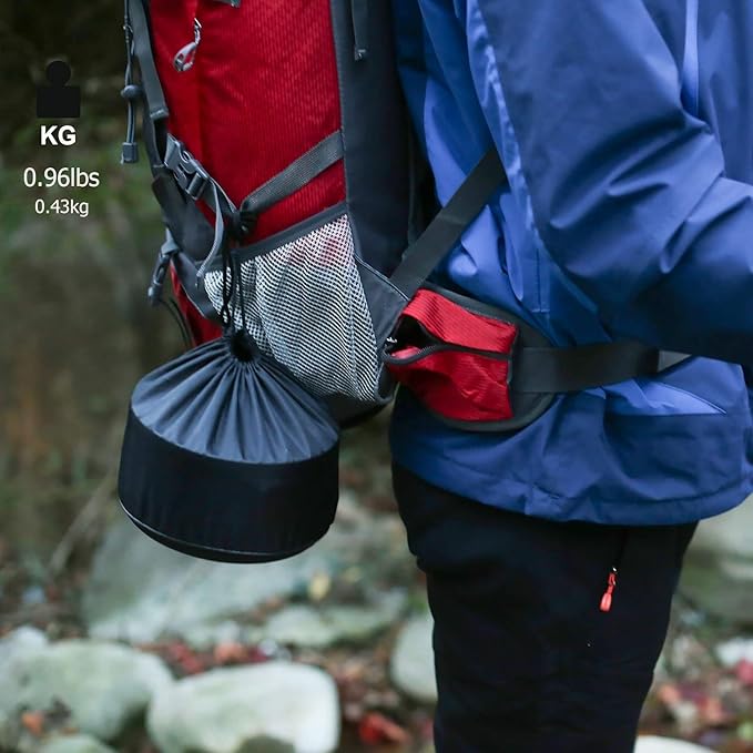 REDCAMP 6/10/11/12/14/15/19 PCS Camping Cookware Mess Kit Camping Gear Campfire Utensils Lightweight Stackable Pot Pan Bowls Soup Spoon with Storage Bag for Camping, Backpacking, Outdoor Cooking