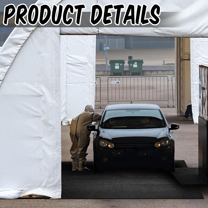 10x10 ft Outdoor Storage Shed Floor Mat Waterproof, Non Slip & Washable Camping Tent Carpet for Outdoor Camping, Lawn Supplies (Storage Shed Not Included)