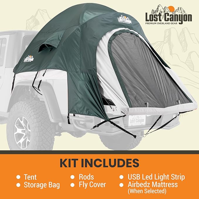 NF-1 5.5' Truck Bed Tent - Waterproof, Lightweight Camping Tent for Pickup Trucks