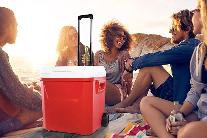 Telescoping Handle for Cooler, Compatible with Igloo Ice Cube and Latitude 60 Qt Rolling Coolers, Ice Cube Cooler Replacement Parts