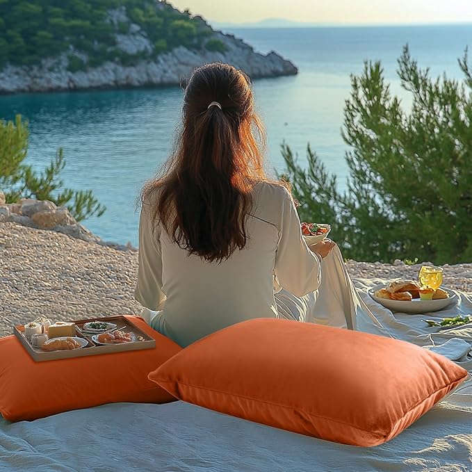 Small Shredded Gel Memory Foam Pillow,Adjustable for Contoured Support -Portable Ideal for Backpacking, Camping, Travel, Car, Airplane,Office Nap