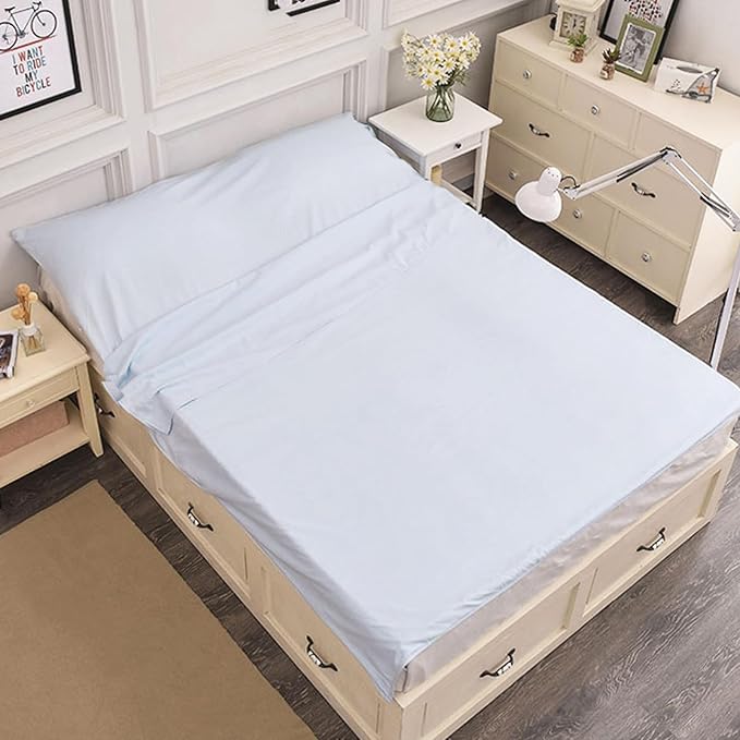 TRIWONDER Sleeping Bag Liner Cotton Camping Travel Sheet Sleep Sack Adult for Hostels Outdoor Picnic Planes Trains