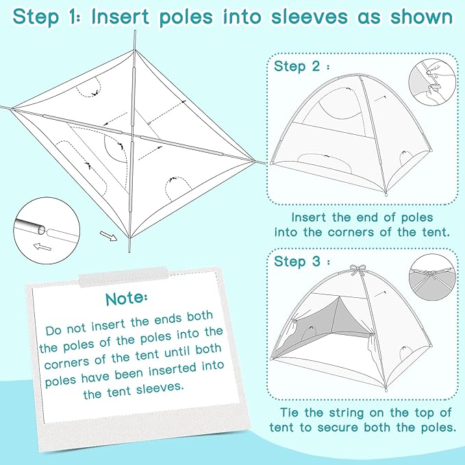 Blackout Tent for Pack and Play - Sleep Pod with Light-Blocking - Portable Pack N Play Blackout Cover for Travel Crib/Mini Crib/Palyards