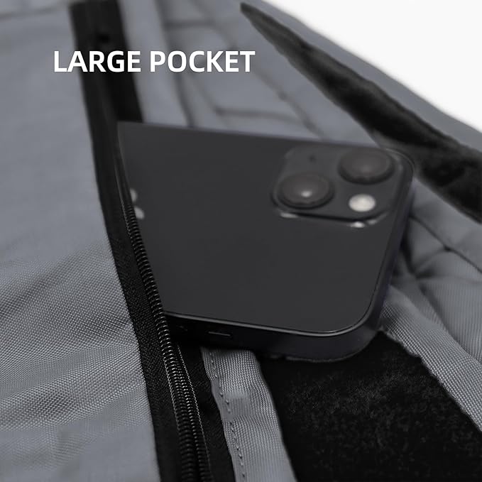 Outdoor Waterproof Blanket, Foldable Fleece Stadium Blanket for Outdoor Sports Event, Camping, Car, Pet, Picnics - Windproof, Wearable, Machine Washable 80" x 58" (Smoky Gray,Hooded)