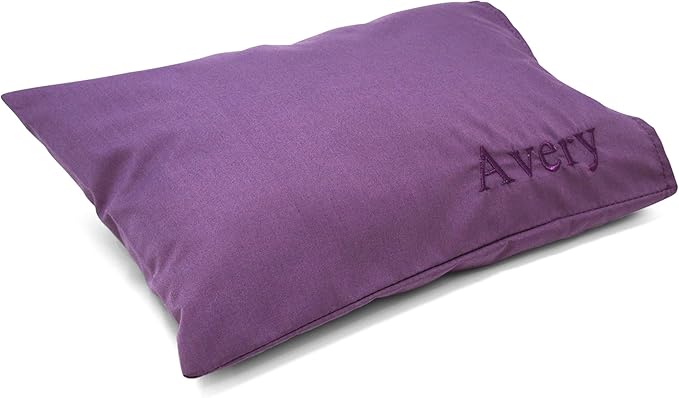 Pipsqueak Microfiber Pillow - Small, Mini, Tiny - 11 x 7 in - Perfect for Travel, Cars, Airplanes, Camping, Dogs, Toddlers, Kids, Lumbar, Knees and Neck - Ages 2 Yrs and Up