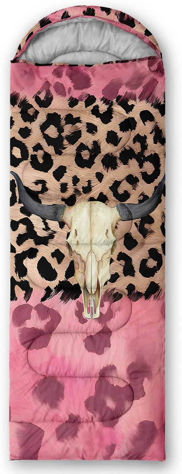 AILONEN Kawaii Puppy Sleeping Bag for Kids Boys Girls,Warm and Cool Weather,Lightweight,Waterproof Backpacking,Cartoon Cute Dog & Duck Animal Themed Blue Sleeping Bag for Camping