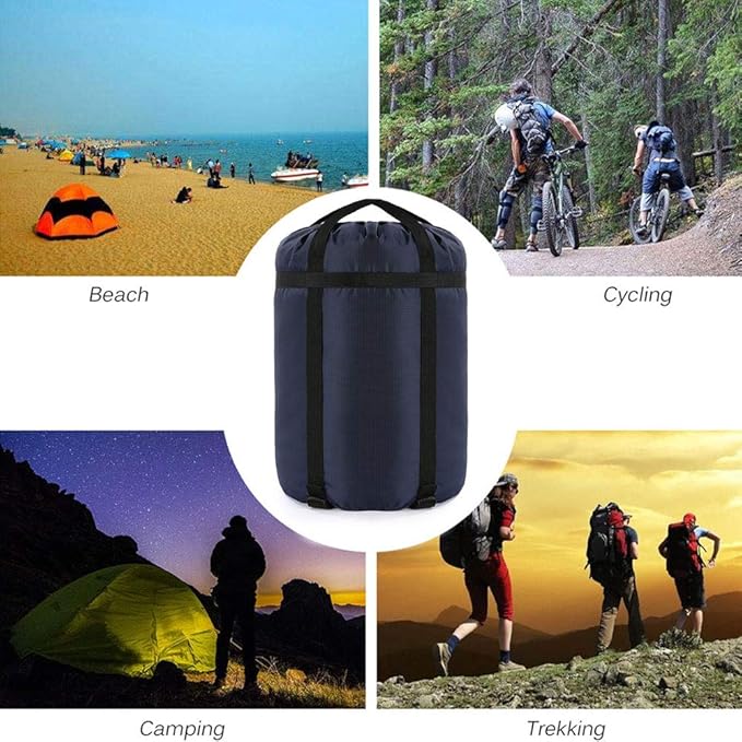 Compression Stuff Sack, 24L/36L/46L Sleeping Bags Storage Stuff Sack Organizer Waterproof Camping Hiking Backpacking Bag for Travel - Great Sleeping Bags Clothes Camping