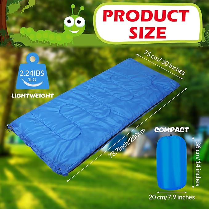 Mixweer 20 Pack Camping Sleeping Bulk 4 Season Cold Weather Sleeping Bag Waterproof Lightweight Compact Sleeping Bag for Backpacking Camping Hiking Travel Outdoor