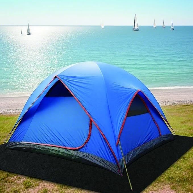 Tent Carpet Mat Camping Floor Rug,Large Size 59 * 72 inch Waterproof Durable Portable and Foldable Pad Soft Tent Carpet Mat Blanket Picnic Floor Blanket for Picnic Outdoor Hiking