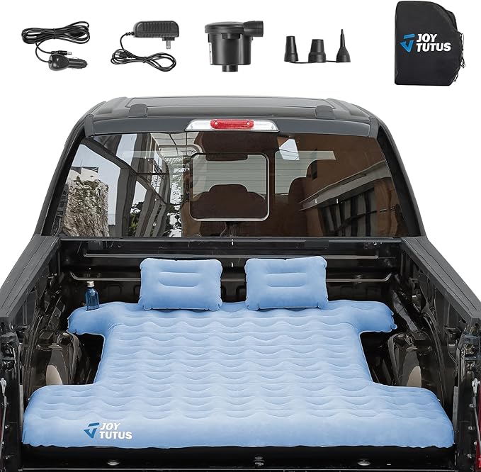 JOYTUTUS Awning Truck Tent 6.5ft+JOYTUTUS 3.0 Upgraded Light Version Truck Bed Air Mattress