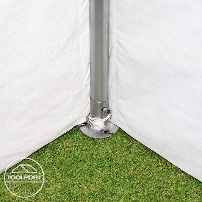 Party Tent 13x16 ft Canopy PE 350 N Tarpaulin 100% Waterproof White Garden Tent