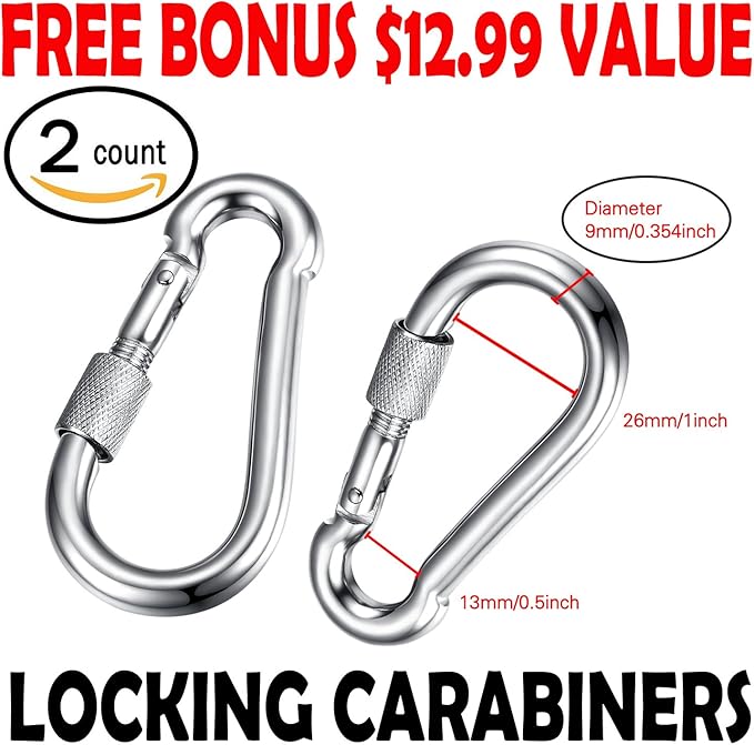 Silver Swing Swivel, 35 KN Safest Rotational Device Hanging Accessory