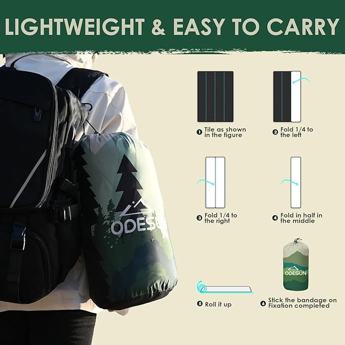 Lightweight Camping Blankets Outdoor Down Alternative Puffy Printed Camping Blanket Waterproof Large Silk Cotton Blanket Packable Warm for Trave Picnic Hiking Camping Cold Weather 78" x 55"