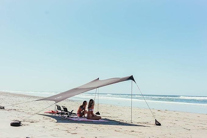 Neso Tents Grande Beach Tent, 7ft Tall, 9 x 9ft, Reinforced Corners and Cooler Pocket