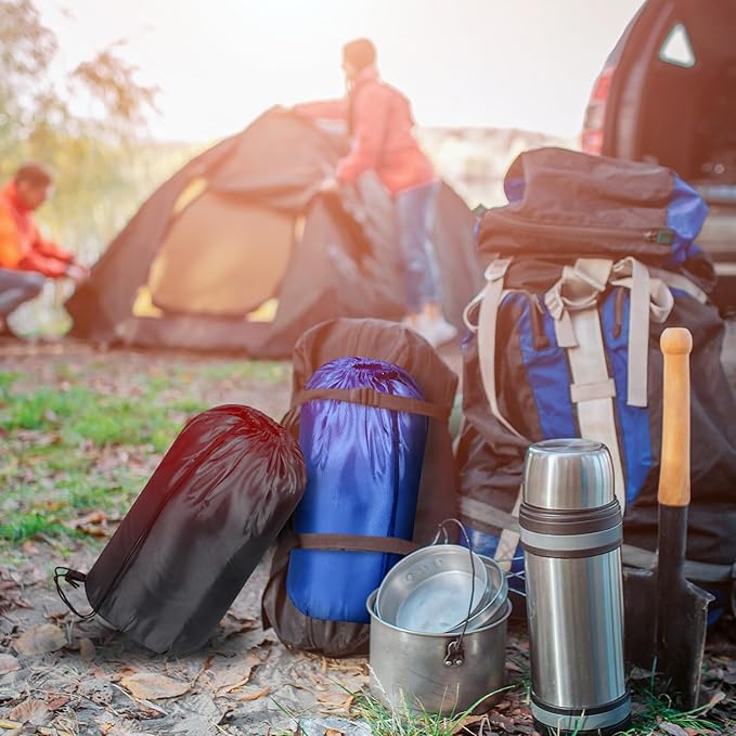 Tudomro 2 Pcs Camping Sleeping Bag for Adults, Lightweight Packable Waterproof Camping Gear Equipment to Keep Warm for Spring Summer Fall Indoor Outdoor Backpacking Hiking Travel