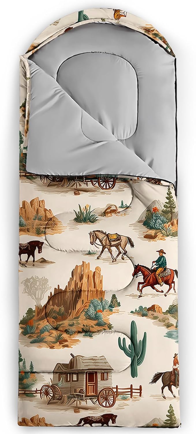 AILONEN Girls Pink Camping Sleeping Bags,Lightweight & Waterproof,3 Season Warm & Cool Weather,Cute Bow Duck Print Sleeping Bags for Kids,Girls,Adults Travelling,Outdoors