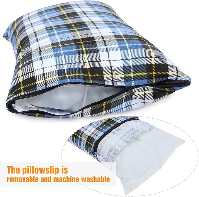 REDCAMP rc16031 Outdoor Camping Pillow Lightweight, 1 Count (Pack of 1), Blue and Grey