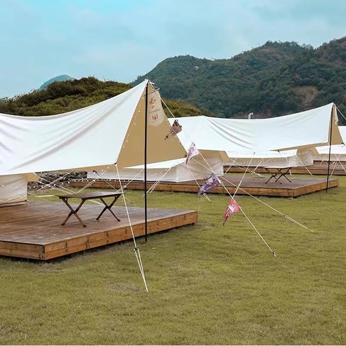 8 Pack 4mm Guy Lines Ultralight Tent Cords with Aluminum Adjuster Tensioner Outdoor Camping Guylines Ropes for Tent Tarp,Climbing,Hiking Backpacking (Army-Green)