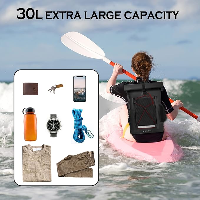 Waterproof Backpack Kayak Dry Bag Backpack Waterproof 30L