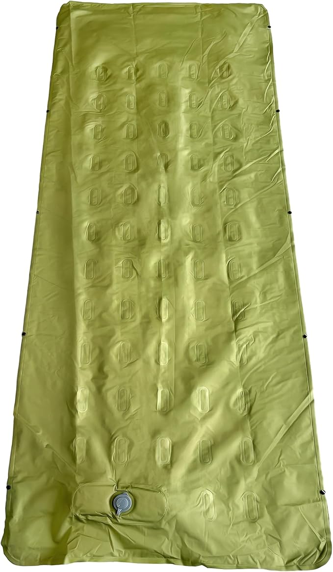 Sleeping Pad for Camping - Thick Camping Mattress with Pillow, Built-in Foot Pump, Compact Portable Camping Mat for Backpacking, Hiking, Car Traveling, Beach, Tent